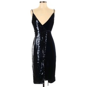 New with tags - ASOS sequin and velvet wrap dress